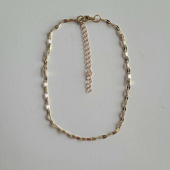 Dainty Gold Chain Link Necklace - Picture 1 of 6